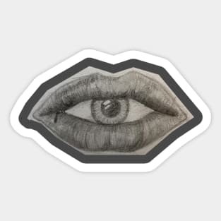 Lipseye Sticker